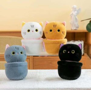 KUBEK PLUSZOWY KOTEK (W-0151) (12_OPAKOWANIE) (240_KARTON) (F)